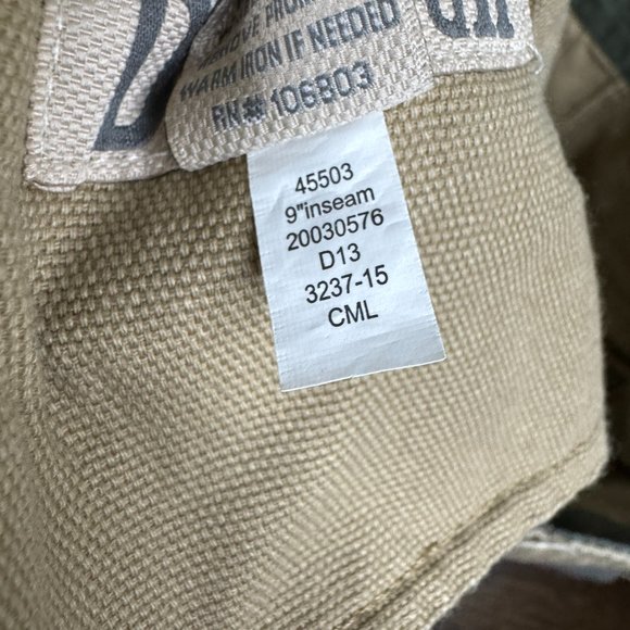 Duluth Trading Co Shorts Mens Size 40 Brown Heavy Canvas Cargo Shorts 9" Inseam - Picture 14 of 16